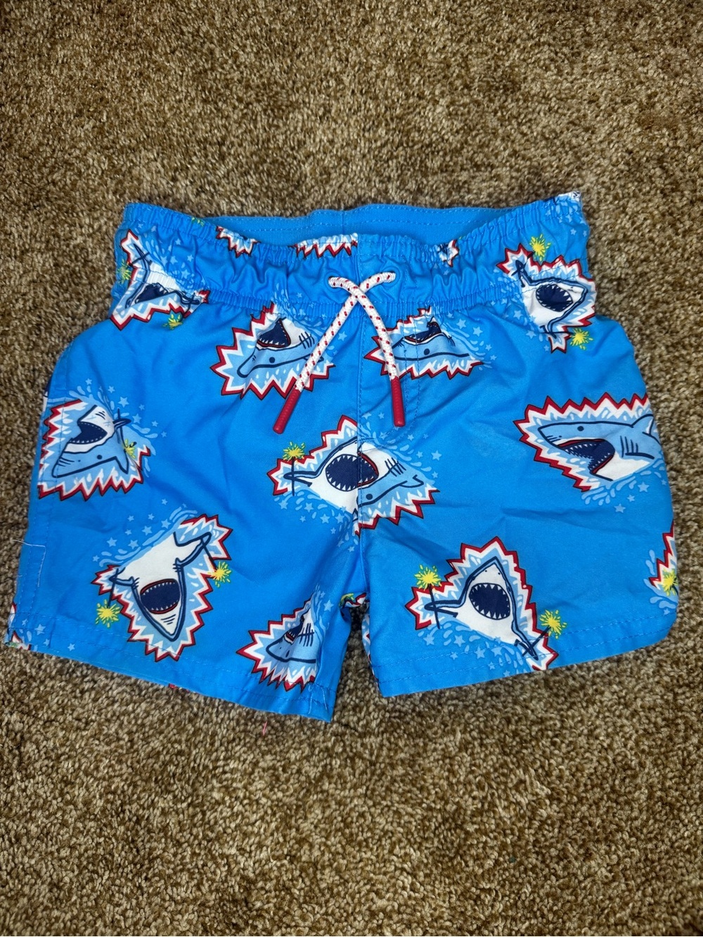 NWOT cat & Jack shark swim trunks 🛍